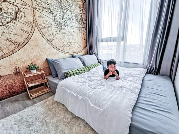 Kuno - 2Br, Beachfront Jomtien Bagian luar foto