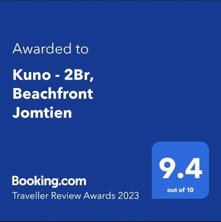 Kuno - 2Br, Beachfront Jomtien Bagian luar foto
