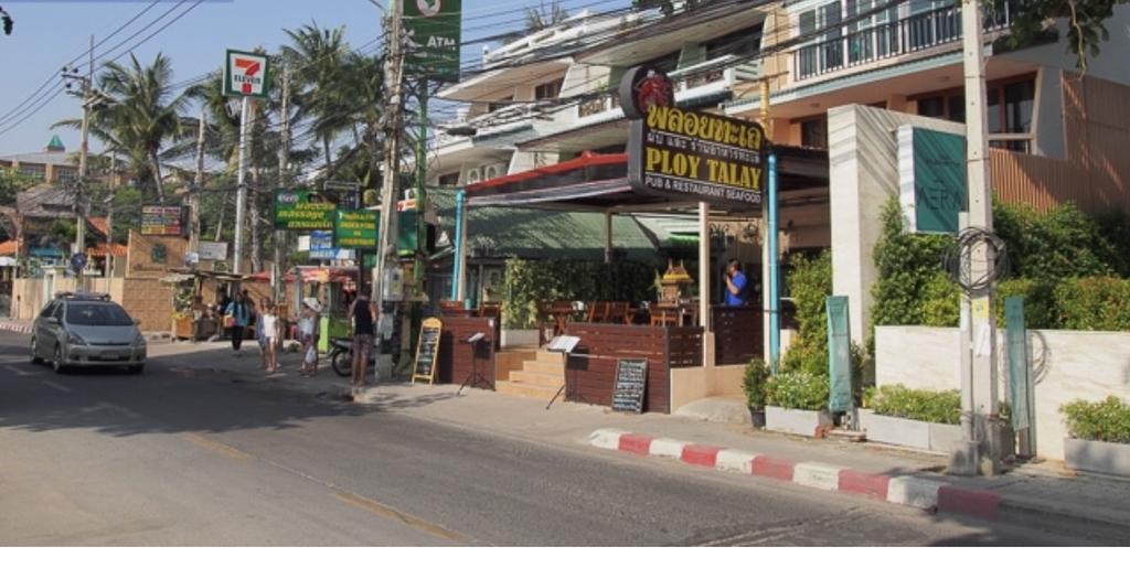 Kuno - 2Br, Beachfront Jomtien Bagian luar foto