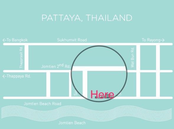 Kuno - 2Br, Beachfront Jomtien Bagian luar foto